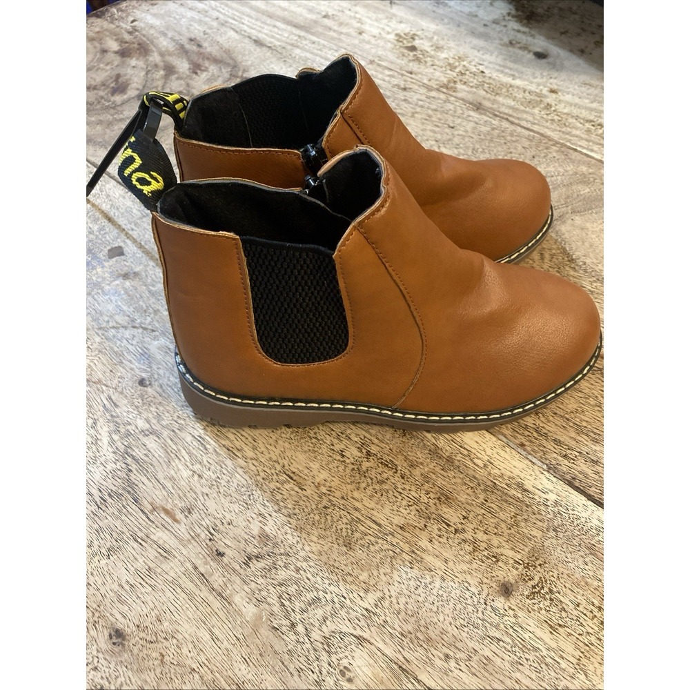 Endina Girls/Kids Chestnut Ankle Boots Size 35 EU